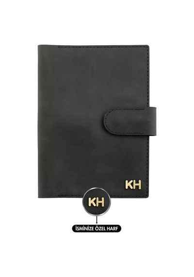 A5 Defter Ve Ajanda Kılıfı - %100 Rainbow Deri - Ko10001 - Antrasit Antrasit