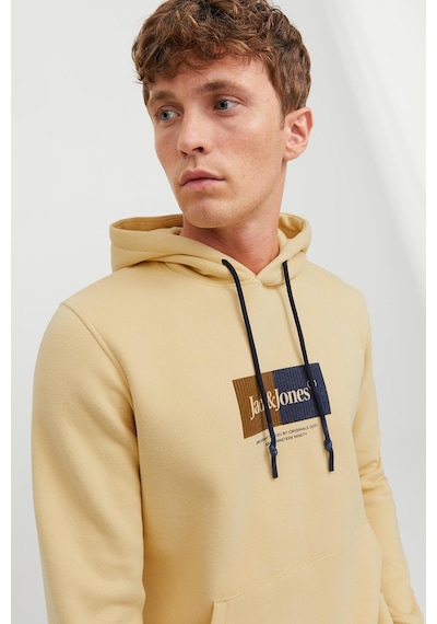Jack & Jones Jack&jones Kapüşonlu Standart Kalıp Sarı Erkek Sweatshirt 12242197 001