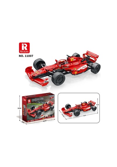 Reobrix Racing Car Static Edition Ferrari F1 11007 Brick Yapım Seti