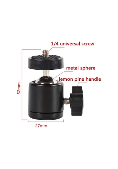 Kyrotech Telefon Tutucu Başlık, Tripod Başlığı, 360 Dönebilen Metal Tripod Mafsalı, Cep Telefon Tutucu, İphone, Samsung, Huawei, Uyumlu, Evrensel Tüm Telefonlara Uyumlu Kit Çok Renkli Kyrotech Telefon Tutucu Başlık, Tripod Başlığı, 360 Dönebilen Metal Tripod Mafsalı, Cep Telefon Tutucu, İphone, Samsung, Huawei, Uyumlu, Evrensel Tüm Telefonlara Uyumlu Kit Çok Renkli
