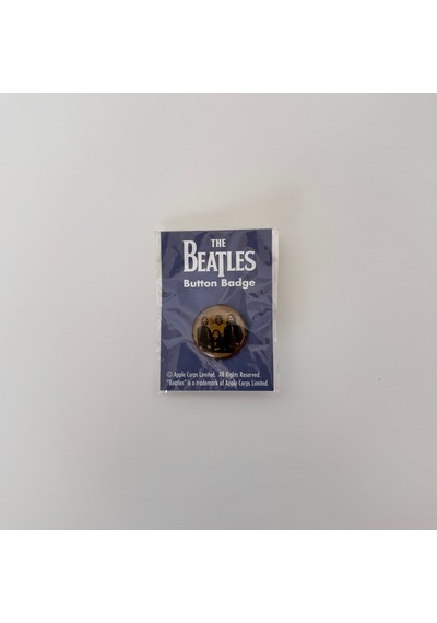 The Beatles Rozet Pinback Button Siyah 23173129