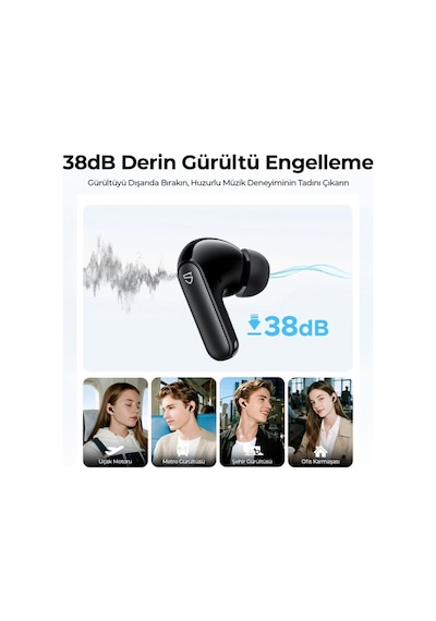 Soundpeats Q3 Pro Bluetooth 6.0 Kulak İçi Kulaklık