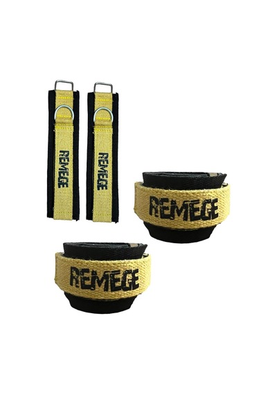 Halter Ağırlık Kaldırma Kayışı Strap - D-ring Fitness Reformer Crossfit Ayak Bilek Kayışı İkili Set Genel