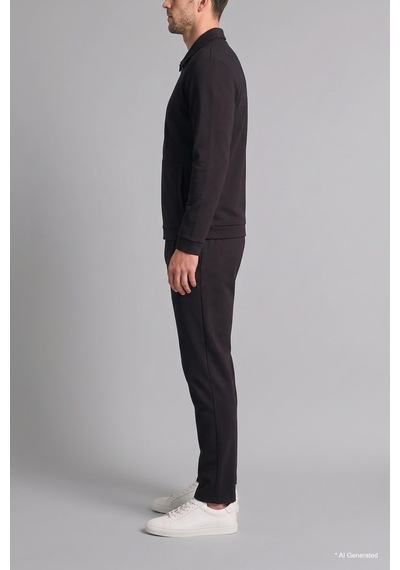 Defacto Relaxed Fit Cepli Düz Paça Uzun Boy Eşofman Altı H9524ax26wnbk81 Siyah-bk81