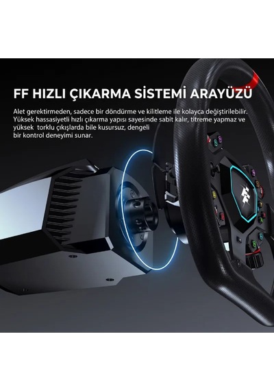 Flashfire G103 Bahrain 3.2 Nm Direct Drive Profesyonel Oyuncu Direksiyonu + Hassas Pedal Seti - Türkiye Lansmanı Euas Güvencesiyle
