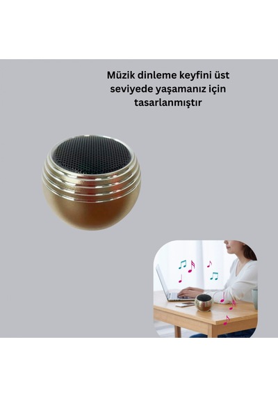 Mini Bluetooth Hoparlör Tws Stereo Destekli Şarjlı Taşınabilir Tasarım