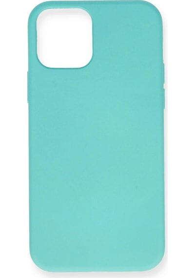 Newface - 916 - İphone 12 Mini Kılıf Nano İçi Kadife Silikon - Kmrsfres - - Turkuaz
