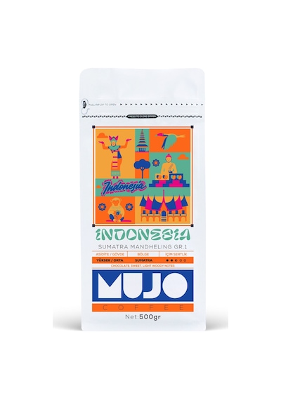 Indonesia Sumatra Mandheling Gr.1 Çekirdek Kahve-500gr-v60 V60