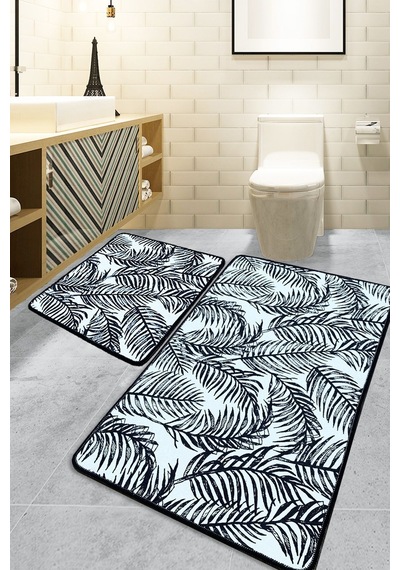 Chilai Home Frond 2'li Set Banyo Halısı Djt Bej
