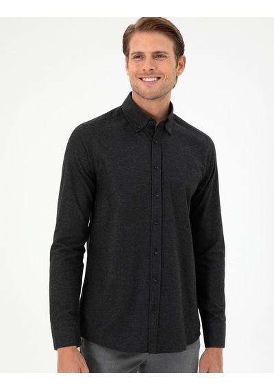 Pierre Cardin Erkek Siyah Gömlek Desenli 50292106-vr046 Siyah