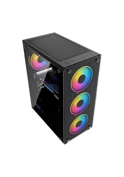 Phantom 450w 4xrgb Gaming Pc Kasası Gaming Siyah Oyuncu Kasası