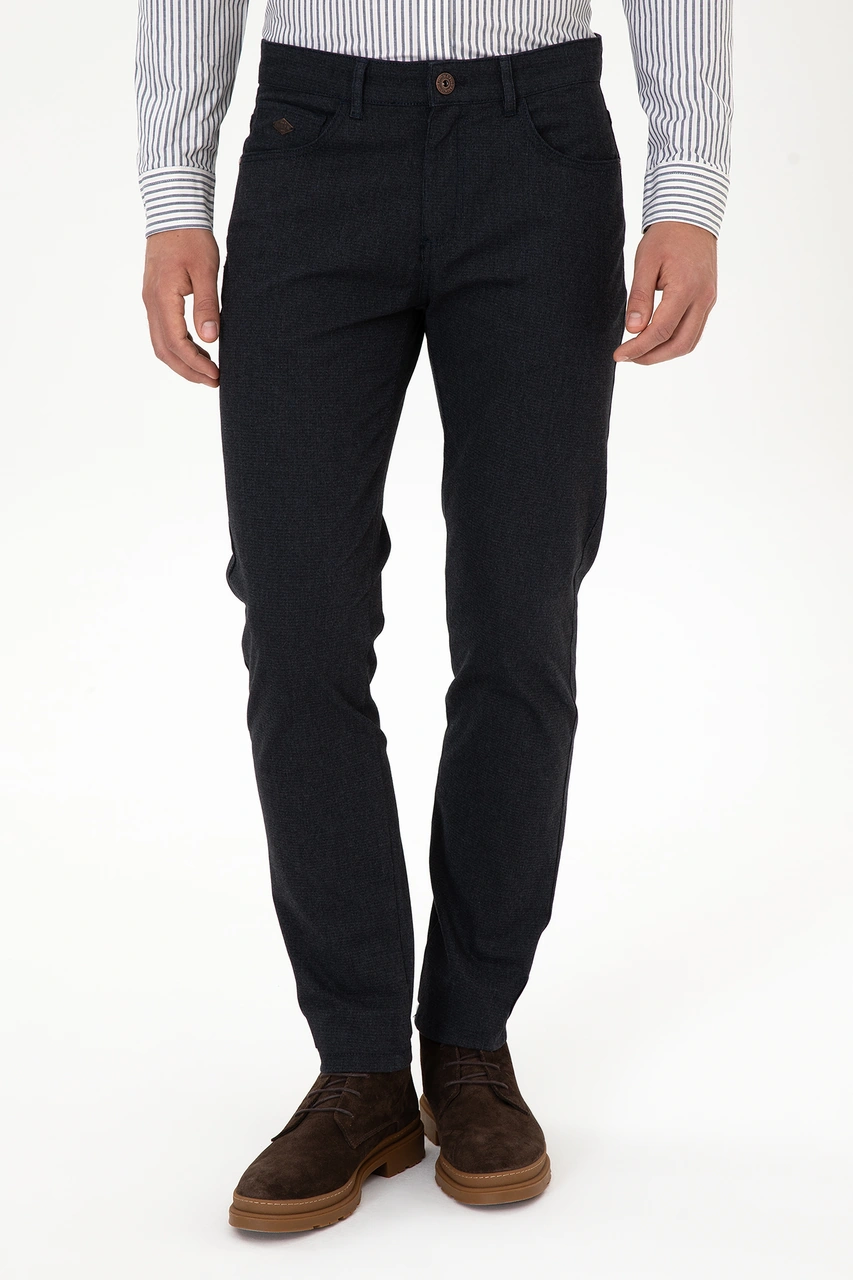 U.S. Polo Assn. Erkek Lacivert Slim Fit Kanvas / Chino Pantolon 50311608-VR033 U.S. Polo Assn. Erkek Lacivert Slim Fit Kanvas / Chino Pantolon 50311608-VR033