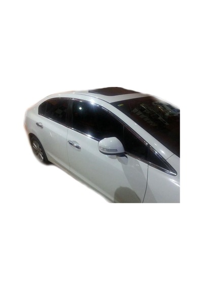 Honda Civic 9 Cam Üst Çıtası 8 Prç Krom 2012 ve Sonrası N11.951