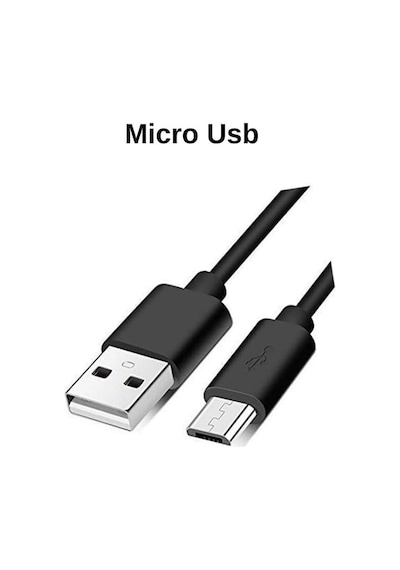 Micro Usb 1m Hızlı Şarj Ve Data Kablosu - Byzmc-01s Siyah