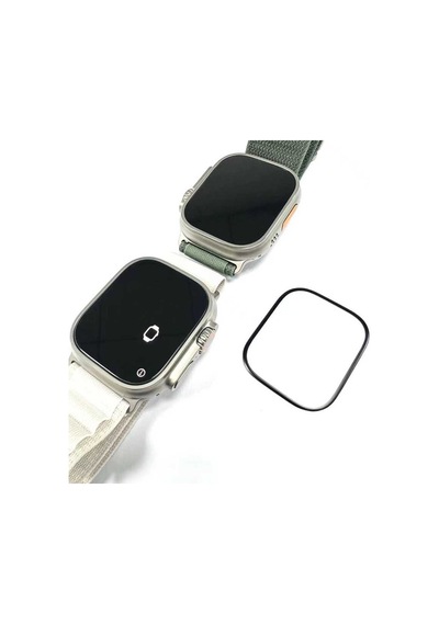 Apple Uyumlu  Watch Ultra 49mm Cam Full Ekran Saat Koruyucu