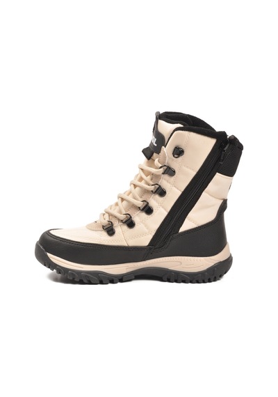 Bej Polarlı Kaymaz Taban Soğuğa Dirençli Unisex Çocuk Bot Felix F Bej