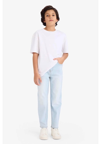 Defacto Erkek Çocuk Straight Fit Düz Paça Jean Pantolon F8501a826smnm63 Mavi-nm63