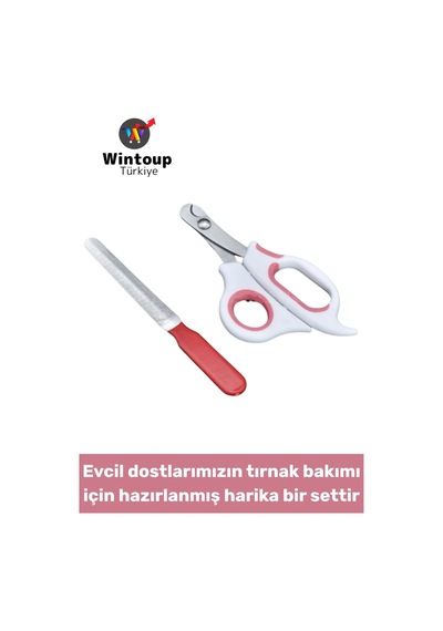 Dayanıklı Pet Kedi Köpek Sağlık Tırnak Bakım Evcil Hayvan Tırnak Makası Törpü Seti