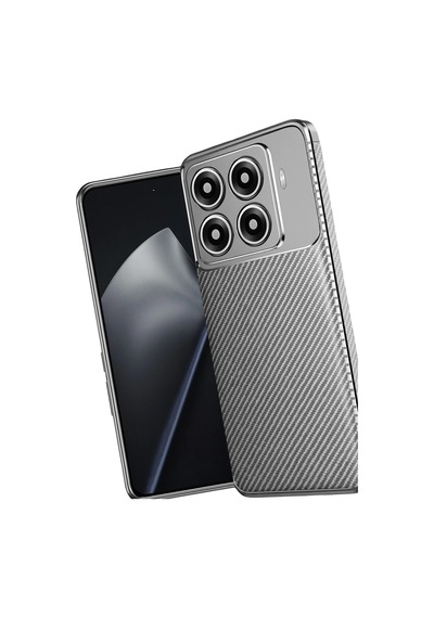 Uryport Xiaomi Mi 15t Pro Auto Focus Karbon Kapak - Gri