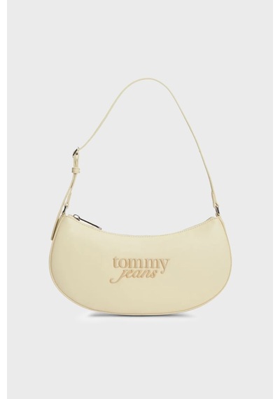 Tommy Jeans Logolu Ayarlanabilir Askılı Çanta Kadın Çanta Aw0aw18773 Acx Bej