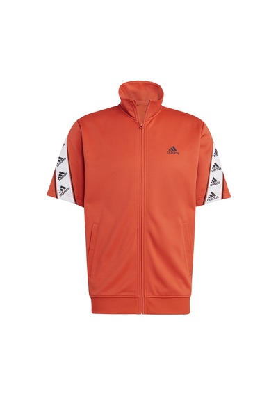 Adidas M Short Ts Tt Erkek Günlük Kısa Kollu Ceket Ib8414 Turuncu 001