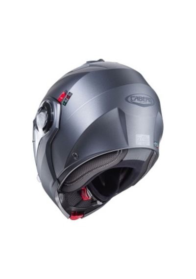 Caberg Duke Evo Çene Açılır Motosiklet Kaskı Mat Metalik Gri
