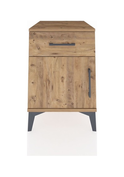 Kronos Komodin Tek Raflı Tek Çekmeceli Tek Kapaklı 44x59x64 Çam-çam Atlas Çam