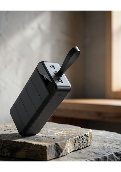 50.000 Mah Kapasiteli 4 Usb Portlu Hızlı Şarjlı Powerbank Çok Renkli