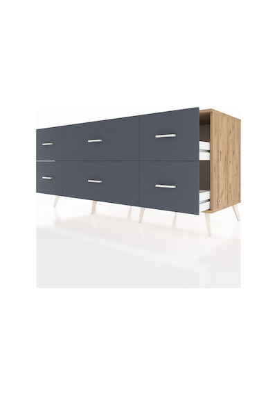 Kronos Konsol 6 Çekmeceli 176x59x83 Çam-aytaşı/antrasit Aytaşı/antrasit Kronos Konsol 6 Çekmeceli 176x59x83 Çam-aytaşı/antrasit Aytaşı/antrasit