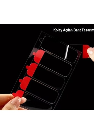 Çift Taraflı Şeffaf Bant 60 Adet Şeffaf Bant Kolay Açılır 18mm 50mm -