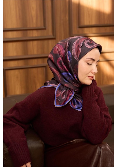 Silk Home Twill İpek Eşarp 11490-23 Acı Kahve