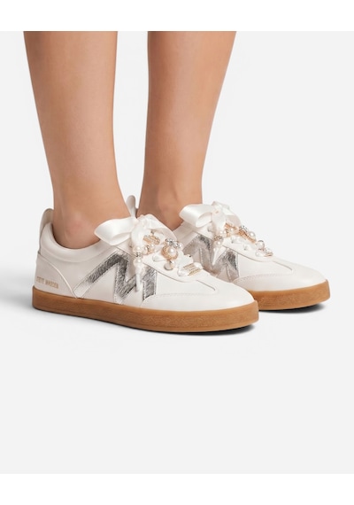 Steve Madden Degree-p Ivorysatın Kadın Ivorysatin Sneakers Degree-p Ivory Beyaz