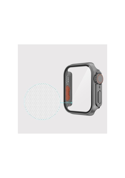 Apple Watch 7-8 45mm Saatinizi Watch Ultra 49mm Görünümüne Dönüştürücü 360 Kasa Ve Ekran Koruyucu