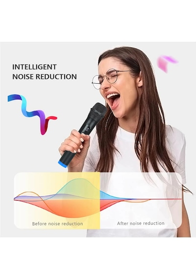 Monozone V-102 VHF Kablosuz Karaoke Mikrofonu