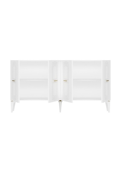 Ka1545bg Rıva Konsol Beyaz-gold 150cm Beyaz - Altın