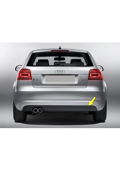 Audi A3 HB 2009-2012 Arka Tampon Çeki Demiri Kapağı 8P0807441A