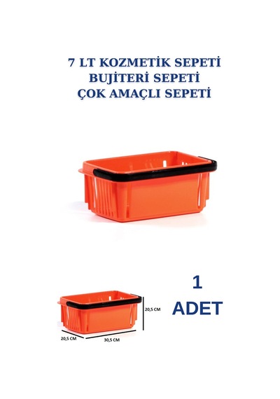 1 adet 7 Litre Kozmetik Sepeti Bijuteri Sepeti Kırtasiye Sepeti T