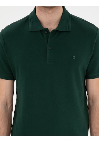 Pierre Cardin Erkek Koyu Yeşil Tişört Basic 50306448-vr079 Koyu Yeşil