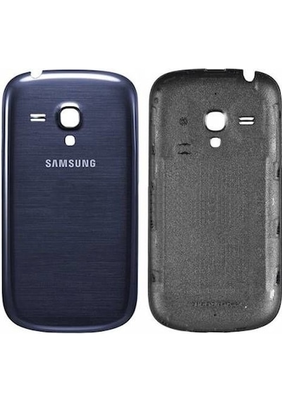 Samsung Uyumlu Galaxy S3 Mini İ8190 Arka Batarya Kapak-Mavi