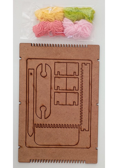 Carpet Ahşap Halı Dokuma Seti
