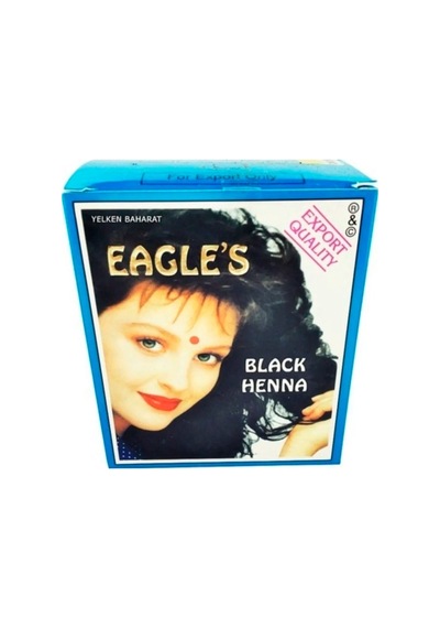 Eagle's Orijinal Hint Kınası Saç Boyası Siyah - Black Henna