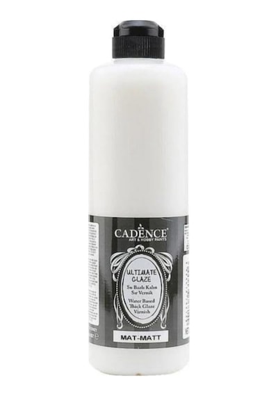 Ultimate Glaze Su Bazlı Kalın Sır Vernik - Mat - 500ml Mat Tek Ebat Genel