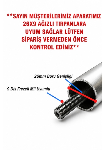 Benzinli Tırpan Kancalı Zeytin & Badem & Ceviz & Fındık Silkeleme Hasat Aparatı 26x9