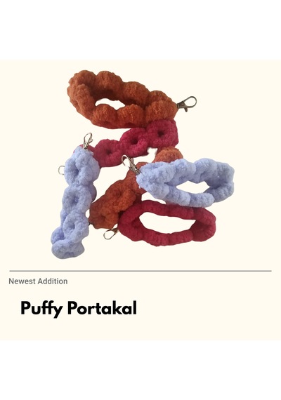 Puffy Portakal Telefon Askısı