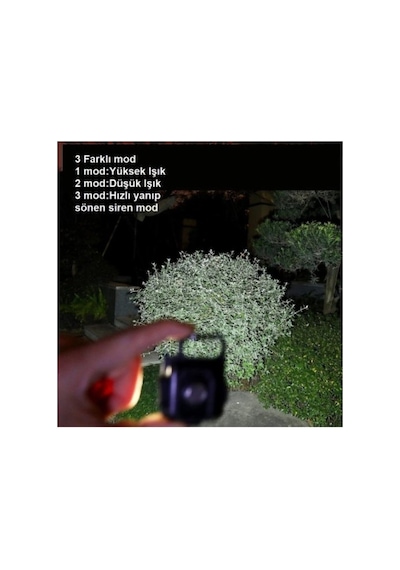 30 Ledli Mıknatıslı Mini Anahtarlık Flash Kamp Lambası Renk