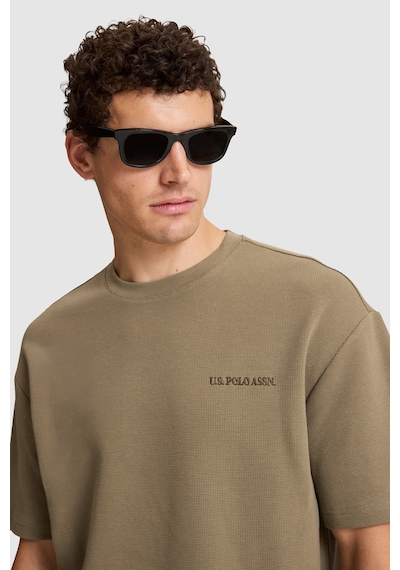 U.S. Polo Assn. U.s. Polo Assn. Erkek Haki Tişört 50326950-vr027