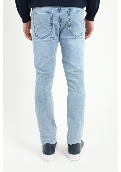 Erkek Slim Fit Mavi Jean-19303