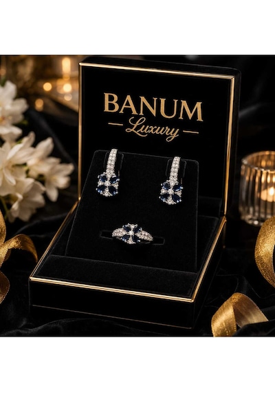 Zarif Modern 2lı Set Küpe&yüzük Diğer