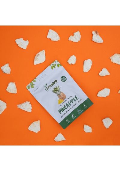 Dondurularak Kurutulmuş Ananas 20 Gr, %100 Vegan, Glutensiz