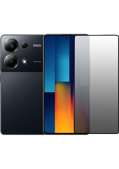 Xiaomi Poco M6 Pro Tam Kaplayan Çerçeveli Mat Koruma Al3124